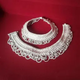 AamNa Enterprises Silver-Plated Anklet-picture-36