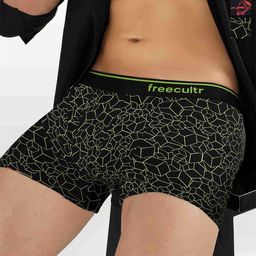 FREECULTR Pack Of 3 Printed Long Trunks FC-CTN-PT-T-TL-WNVY-CBLK-DWHT-03_S-picture-13