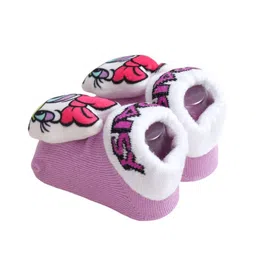 Yellow Bee Infant Girls Printed Cotton Ankle-Length Socks image 3