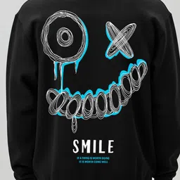 Manlino Men Graphic Printed Round Neck Sweatshirt image 5