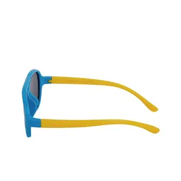 DukieKooky Kids Aviator Sunglasses with Polarised and UV Protected Lens DKSG514E-Blue image 5