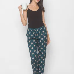 ETC Pack Of 2 Printed Mid-Rise Lounge Pants image 4