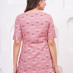 CORSICA Floral Print Cotton Top image 2