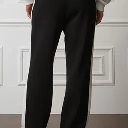 dockstreet Men Striped Black Track Pants-picture-21