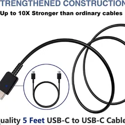 Zybux 25 W PD 3 A Wall Charger for Mobile with Detachable Cable image 2