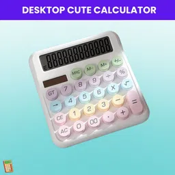 clairbell Desktop Cute Calculator, 12-Digit Large Display With Aesthetic Candy ColorI27 Desktop Cute Calculator, 12-Digit Large Display With Aesthetic Candy ColorE27 Basic Calculator-picture-42