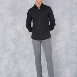 Crimsoune Club Men Mid-Rise Slim Fit Formal Trousers-image-92