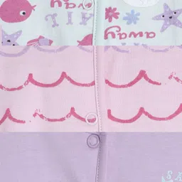 MINI KLUB Girls Multicoloured Printed Round Neck T-shirt image 5