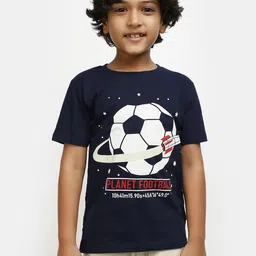 V-Mart Boys Graphic Printed Cotton T-shirt image 2