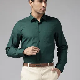 Blackberrys Men Pure Cotton Slim Fit Formal Shirt-image-43