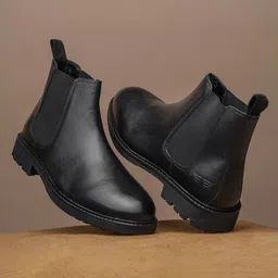 Red Tape Men Leather Chelsea Boots-picture-11