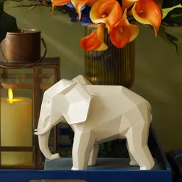 Pure Home and Living Beige Figurine Showpiece-picture-34