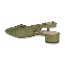 Van Heusen Women's Green Back Strap Sandals image 5