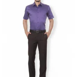 Van Heusen Brown Slim Fit Trousers image 5