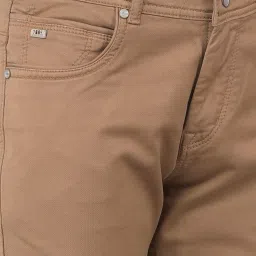 Crimsoune Club Khaki Cotton Slim Fit Jeans image 5