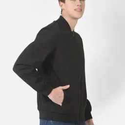 Crimsoune Club Black Regular Fit Bomber Jacket image 3