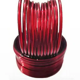 SAVORADE Set Of 24 Maroon Glass Bangle-picture-22