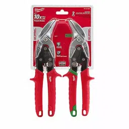 Milwaukee Aviation Snip Set Overall 254 mm(10 Inch) Length, 437K30 (Pack of 2)-image-39