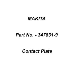 Makita Contact Plate Suitable For DTR181, Part No 347831-9-picture-33