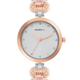 DressBerry Women Brass Embellished Dial & Wrap Around Straps Analogue Watch MFB-DB25-1C-image-28