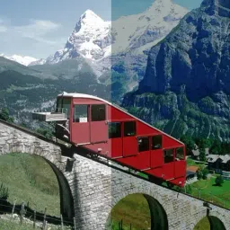 French Connection FC7416 Blue Mirrored Aviator image 5