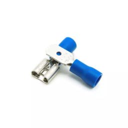 Rpi Ind Blue PVC Male Female Spade Bullet Wire Connector 16-14 Sq mm(Pack Of 100Pair)-picture-10