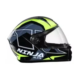 Studds NINJA ELITE SUPER D6 DECOR Black (570 mm) Medium Full Face Flip-Up Helmet, BLACK N5 image 3