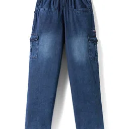 Noddy Washed Anti Pilling Lining Detailed Jeans - Navy Blue image 2