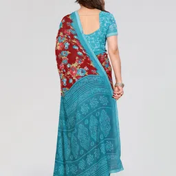 Moda Rapido Floral Printed Saree image 4