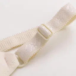 Bella Mama Front Button Nursing Padded Bra With Polka Dots Print - Beige image 5