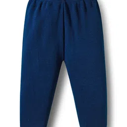 Babyhug Knit Full Sleeves Sweater Set With Aztec Design - Orange & Navy Blue image 4