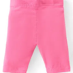 Babyhug Cotton Knit Three-Fourth Length Leggings Floral Print Pack of 3 - Multicolour image 5