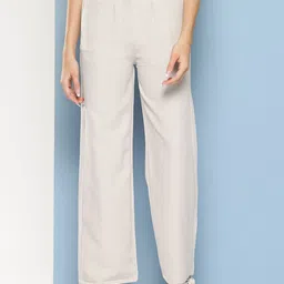 BAESD Women Regular Fit Mid-Rise Trousers-picture-29