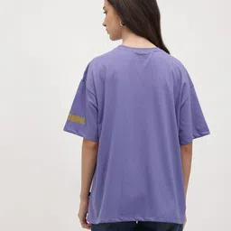 The Roadster Life Co. Placement Typography Print Drop-Shoulder Sleeves Longline T-shirt image 3