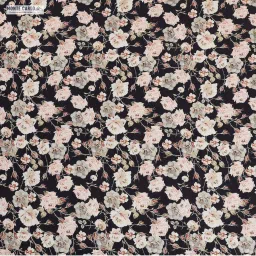 Monte Carlo Vibrant Black Polyester 130 TC Queen Bedsheet with 2 Pillow Covers image 5