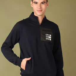 V-Mart Men Turtle Neck Pullover Sweatshirt-image-37