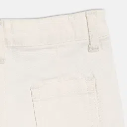 Miniklub White Woven Regular Shorts image 5