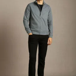 Louis Philippe Jeans Men Open Front Jacket image 5