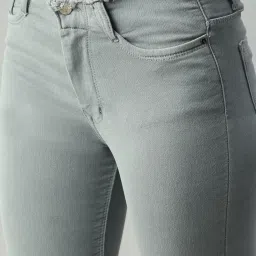 showoffff SHOWOFF Bootcut Clean Look Grey Jeans image 5