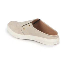 Fausto Men's Cream Mule Shoes image 5