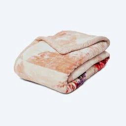 Monte Carlo Multicolor Polyester 1000 GSM Double Bed Winter Blanket image 5