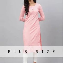 Aurelia Pink Straight Kurta-picture-0
