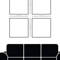 Nestroots Elegant Mandala Canvas Art Collection White Frame Wall Painting - Set of 4 image 5