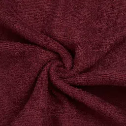 SPACES 100% Cotton Maroon Hand Towel Pack Of 2 image 5