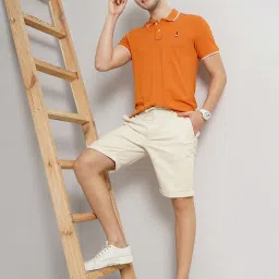 celio celio* Off White Loose Fit Shorts image 5
