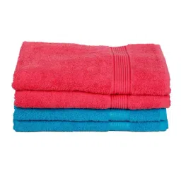 Bianca D'ross Pink & Aqua 100% Cotton 380 GSM Bath Towels - Set of 4 image 2