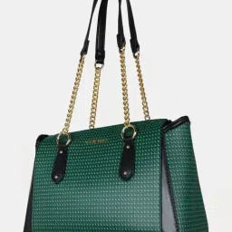 Allen Solly Green & Black Printed Free Size Shoulder Handbag-picture-43