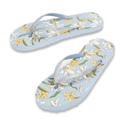 Ginger by Lifestyle Women's Blue Flip Flops image 5