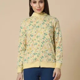 Allen Solly Yellow Printed Sweatshirt-image-17