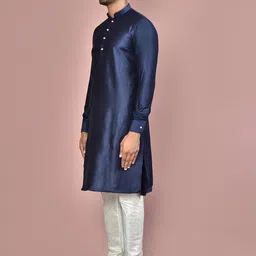 Arihant Rai Sinha Men Regular Pure Cotton Kurta with Churidar image 2